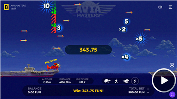 Aviamasters grande vincita esempio 1